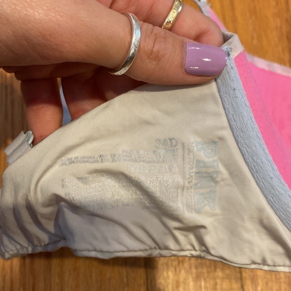 Pink Victoria Secret push up bra size 34D - Picture 5 of 5